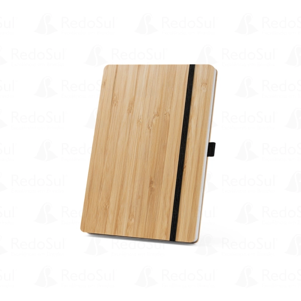 Conjunto de caderno 21 x 14 personalizado com caneta acabamento em bambu Conjunto de caderno 21 x 14 personalizado com caneta acabamento em bambu